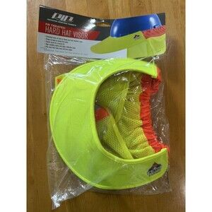 FR (Fire Retardent) Treated Hi-Vis Hard Hat Visor and Neck Shade, 396-801FR